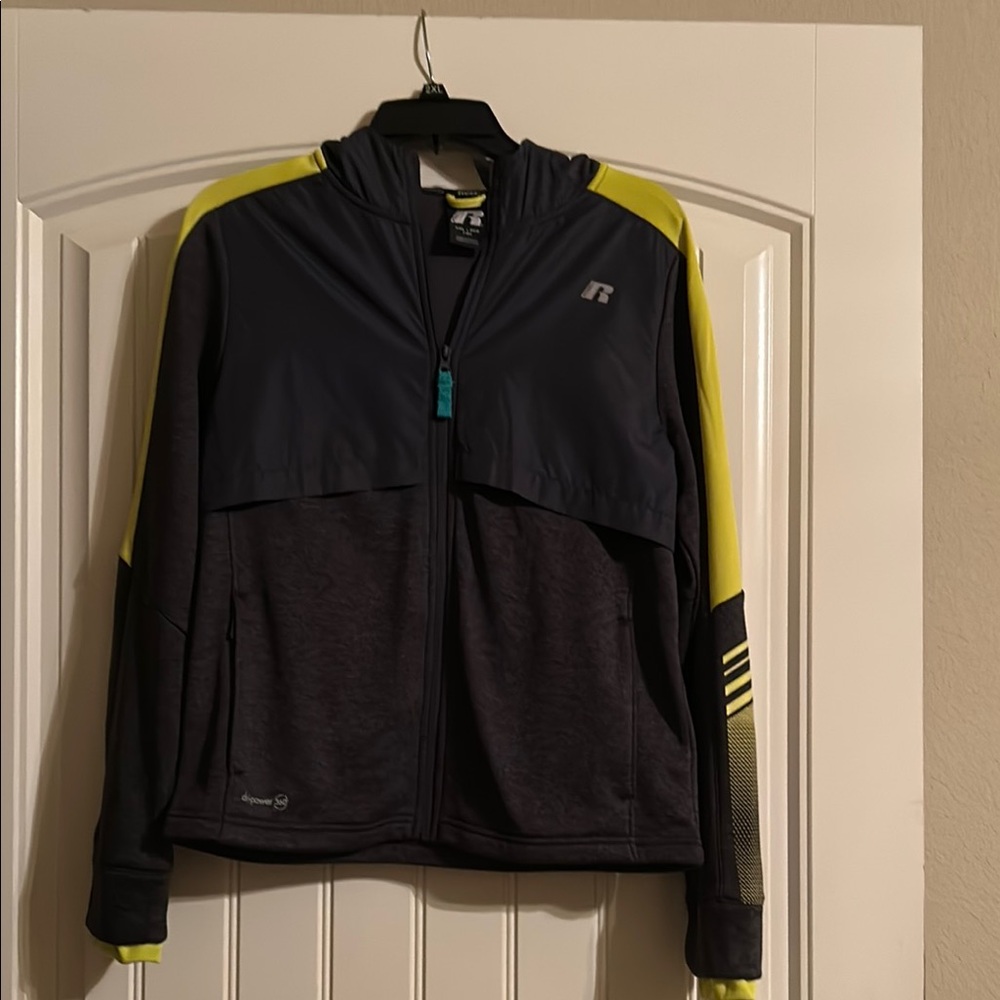 Russell Athletic Gray and Yellow Jacket